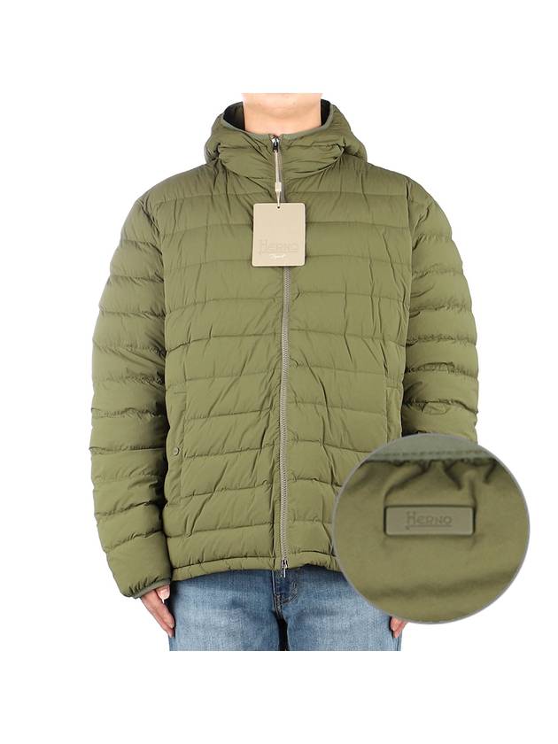 Down Hooded Padding Military Green - HERNO - BALAAN 2