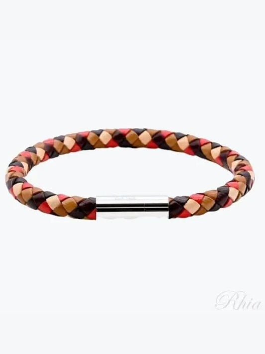 Woven Leather Bracelet Multicolor - PAUL SMITH - BALAAN.