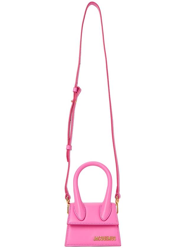 Le Chiquito Signature Mini Tote Bag Neon Pink - JACQUEMUS - BALAAN 8