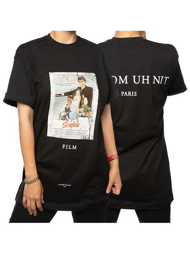 Women's Al Pacino Printing Short Sleeve T-Shirt NOM18215 - IH NOM UH NIT - BALAAN 1