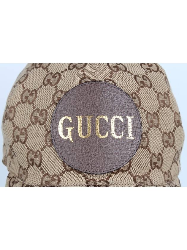 GG canvas logo ball cap XL - GUCCI - BALAAN 3