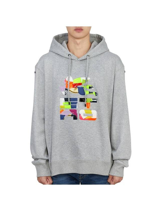 Men's Logo Hoodie Grey - ETRO - BALAAN 2