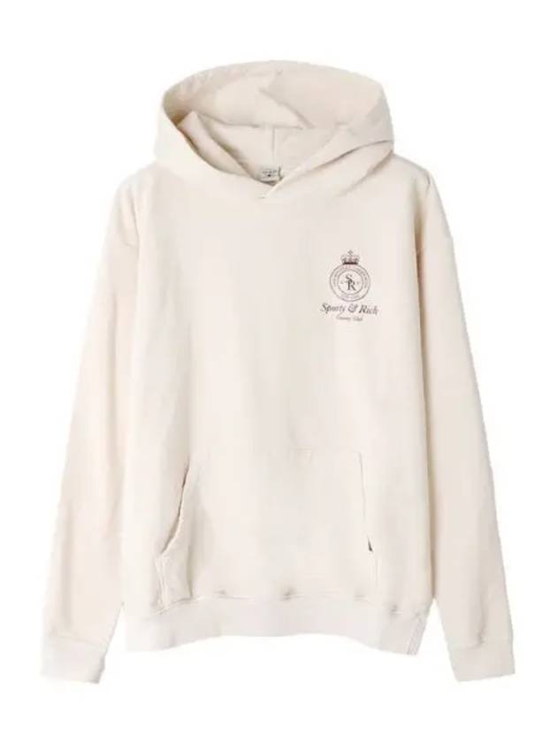 crown hooded t shirt women - SPORTY & RICH - BALAAN 1