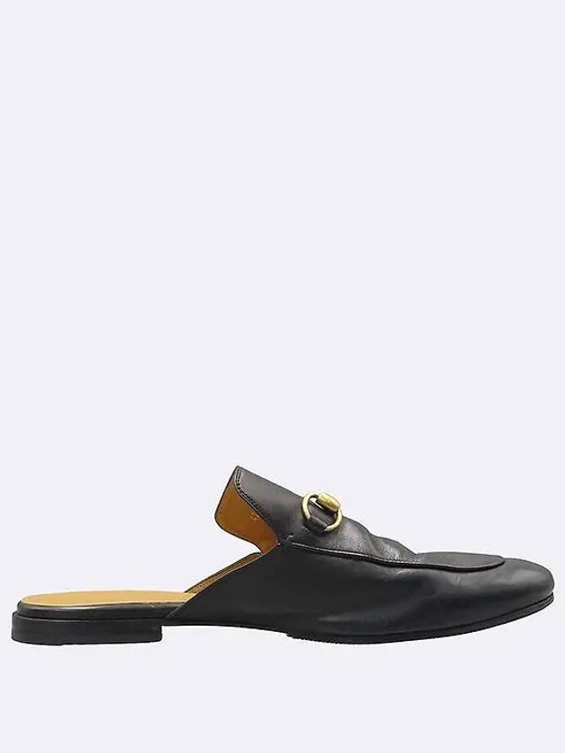 426219 Black Color Kings Horsebit Leather Mule Princetown Bloafer Shoes 10 - GUCCI - BALAAN 3