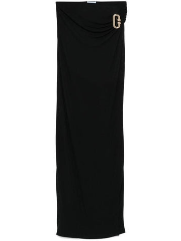 Casablanca Draped Wrap Long Skirt - CASABLANCA - BALAAN 1