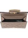 FF Baguette Flap Card Half Wallet Beige - FENDI - BALAAN 7