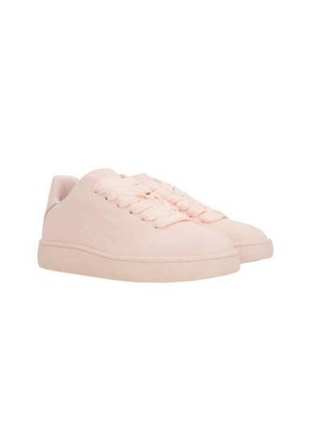 Box Leather Low-Top Sneakers Pink - BURBERRY - BALAAN 3