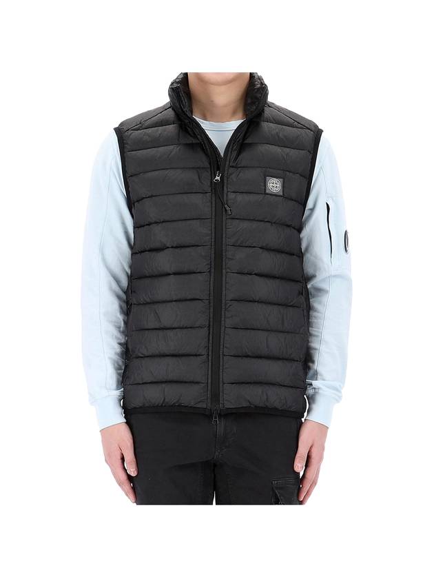 Chamber R Nylon Down Vest Black - STONE ISLAND - BALAAN 1