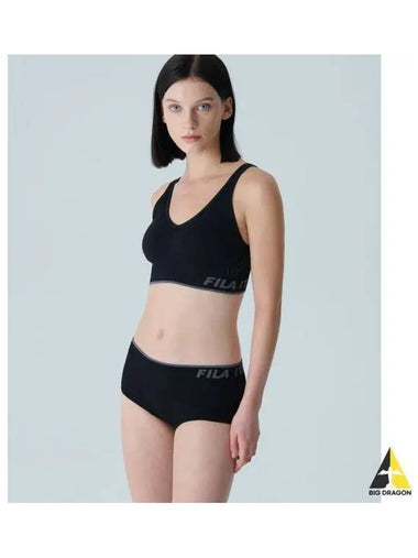 UNDERWEAR Seamless middle length bra top FI4ITF6452FBLK - FILA - BALAAN 1