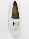 Royal Rose Gold H Logo Loafer Blanc - HERMES - BALAAN 6