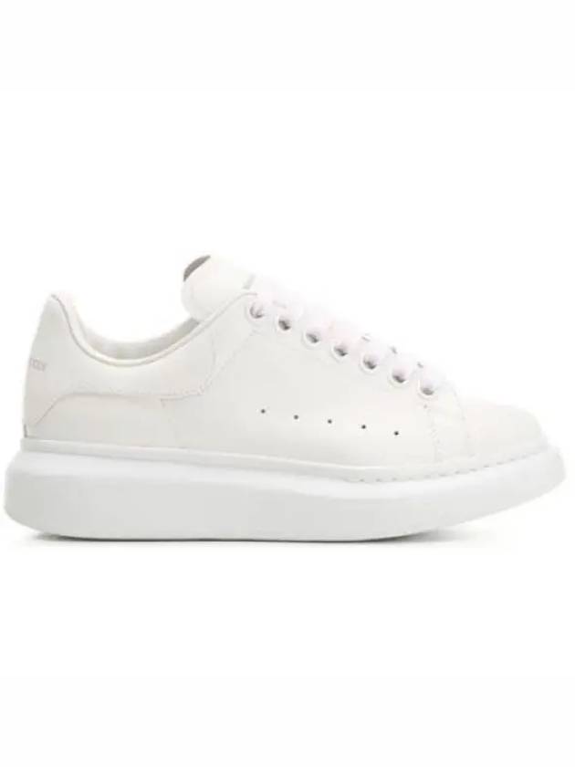 Oversized Leather Low Top Sneakers White - ALEXANDER MCQUEEN - BALAAN 2