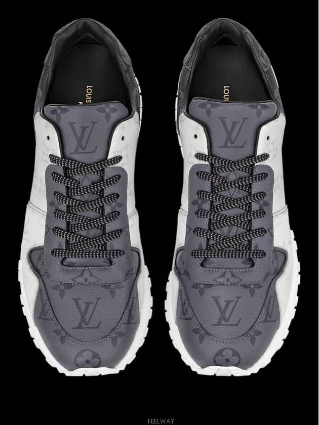 Run Away Low Top Sneakers Black White - LOUIS VUITTON - BALAAN 3