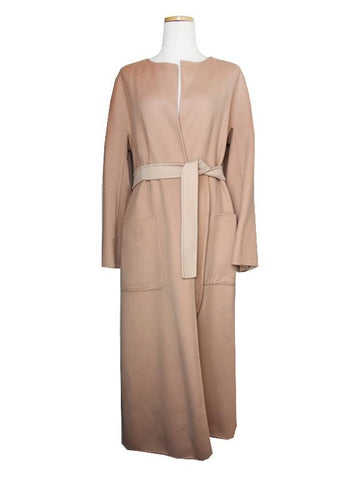 Two tone beige reversible long coat 55 66 - MAX MARA - BALAAN 1