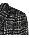 Virgin wool check double coat - CORNELIANI - BALAAN 4