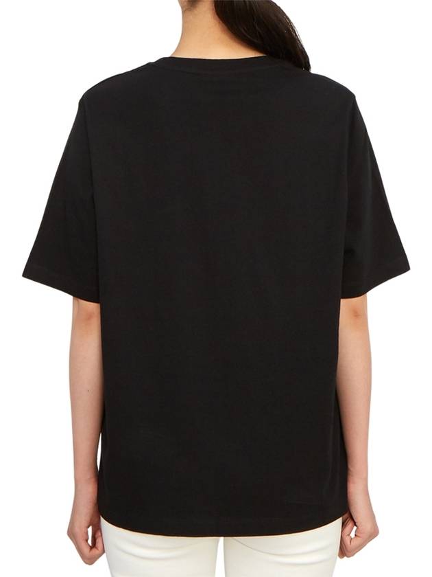 Speedy Fox Patch Comfort Short Sleeve T Shirt Black - MAISON KITSUNE - BALAAN 4