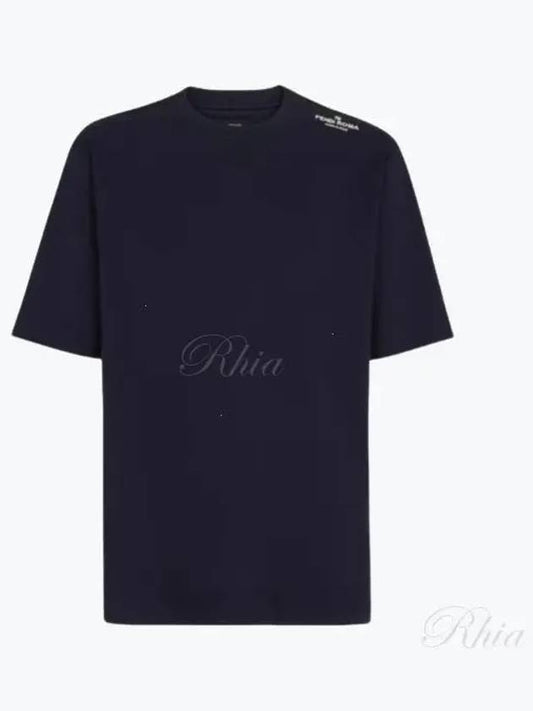 Jersey Short Sleeve T-Shirt Blue - FENDI - BALAAN 2