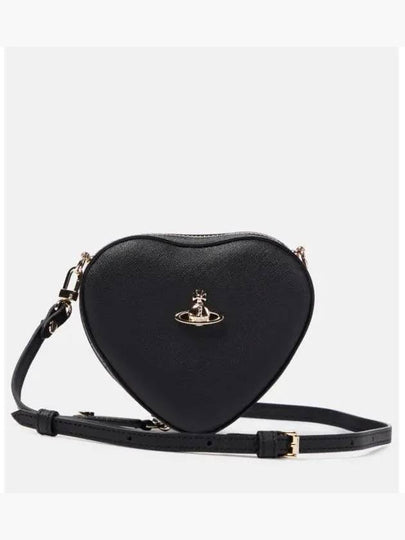 ORB Logo Heart Cross Bag Black - VIVIENNE WESTWOOD - BALAAN 2