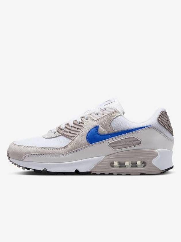 Air Max 90 Low Top Sneakers Racer Blue Grey - NIKE - BALAAN 2