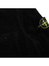 Organic Cotton Corduroy Zip-Up Jacket Black - STONE ISLAND - BALAAN 5