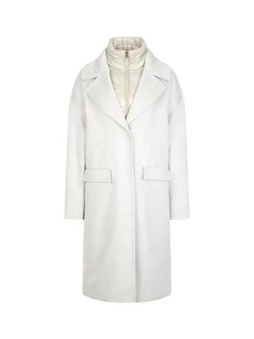 Women s Cashmere Sub Zero Coat Light Beige 270239 - HERNO - BALAAN 1