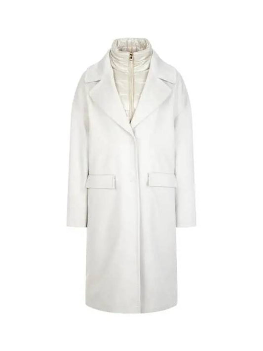 Women s Cashmere Sub Zero Coat Light Beige 270239 - HERNO - BALAAN 1