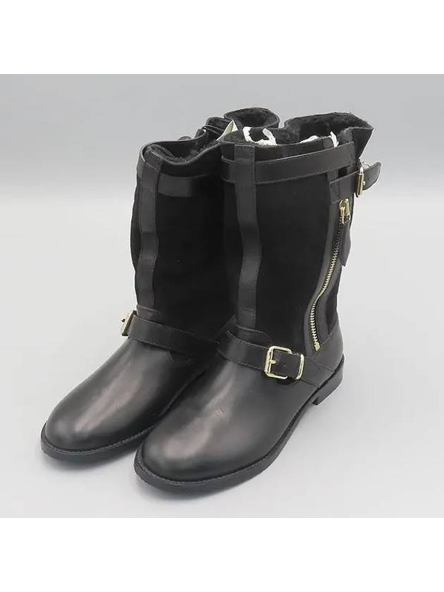 Smith Market Used Luxury Black Boots Women s Shoes - BURBERRY - BALAAN 5