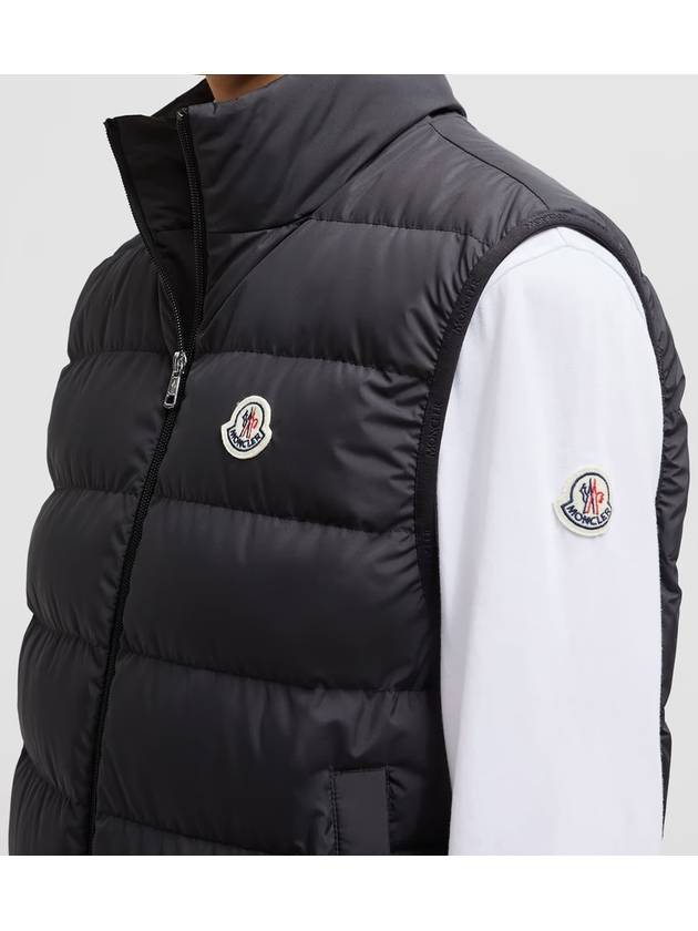 Contrin Down Vest Black - MONCLER - BALAAN 3