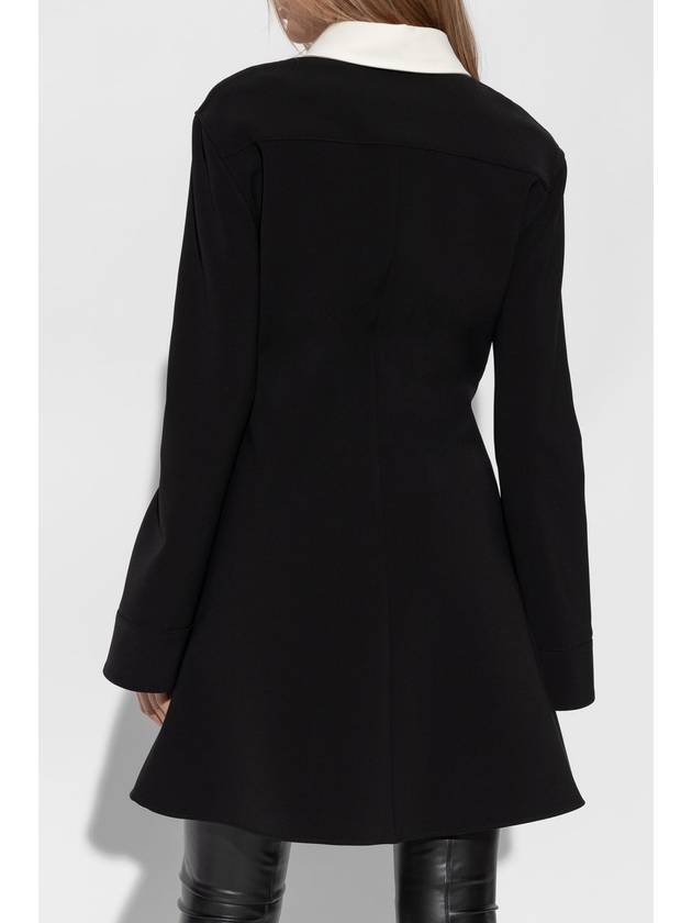 Courrèges Dress With Collar, Women's, Black - COURREGES - BALAAN 4