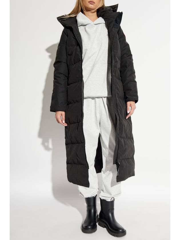 Mystique Satin Long Parka Black - CANADA GOOSE - BALAAN 4