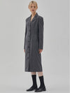 RYUL+WAI: Tailored Wool Long Dress Gray - RYUL+WAI: - BALAAN 3