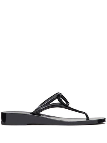 Valentino Garavani Sandals Black - VALENTINO - BALAAN 1