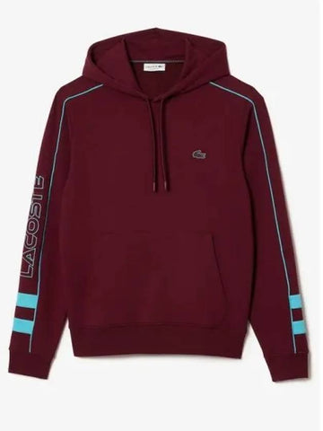 Men s active color combination detail hooded sweatshirt SH1439 53N RIS domestic product GQ2N23101036848 - LACOSTE - BALAAN 1