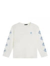 Camilo Graphic Crew Neck Long Sleeve T-Shirt Cloud White - J.LINDEBERG - BALAAN 2