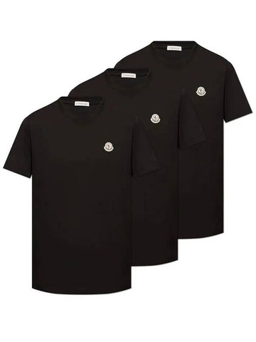 3 pack t shirt black 8C000 22 829H8 999 - MONCLER - BALAAN 1