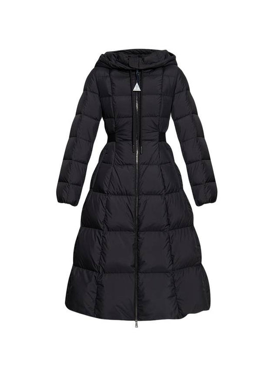 Women's Faucon Long Padding Black - MONCLER - BALAAN 1