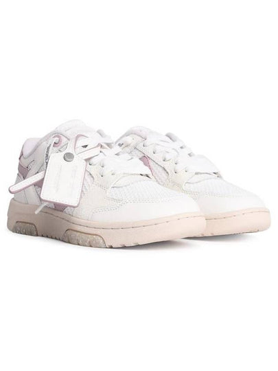 Off-White 'Out Of Office Slim' White Leather Blend Sneakers - OFF WHITE - BALAAN 2