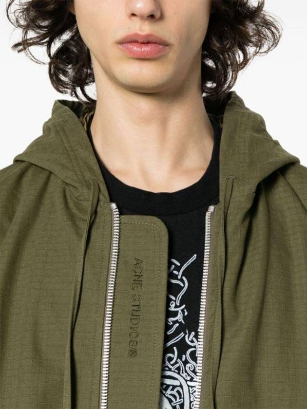 Ripstop Padded Jacket Olive - ACNE STUDIOS - BALAAN 5