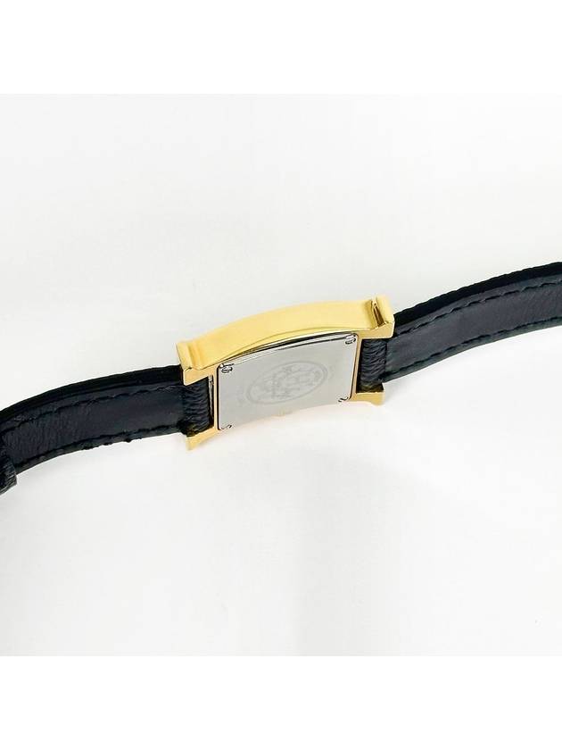 Gold H Hour Black Wristwatch 2VHEC22303 - HERMES - BALAAN 4