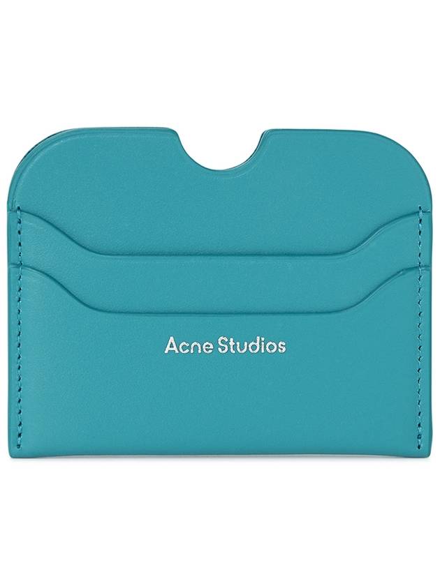 Elmas Large S Card Wallet Blue - ACNE STUDIOS - BALAAN 2