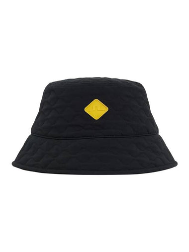 Women's Quilted Bucket Hat Black - J.LINDEBERG - BALAAN 1