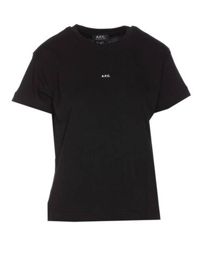 Women's Jade Logo Short Sleeve T-Shirt Black - A.P.C. - BALAAN 2