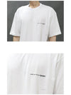 Oversized Signature Logo Short Sleeve T-Shirt White - COMME DES GARCONS - BALAAN 6