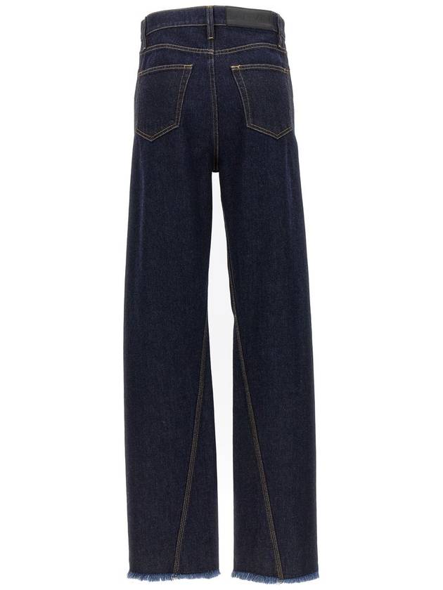 Denim Straight Pants RWTR0001D006A2329 Blue - LANVIN - BALAAN 3