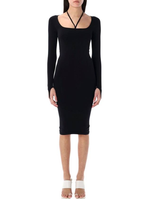 SCULPTING JERSEY MINI DRESS - ANDREADAMO - BALAAN 1