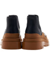 Tire Ankle Chelsea Boots Black Cognac - BOTTEGA VENETA - BALAAN 5