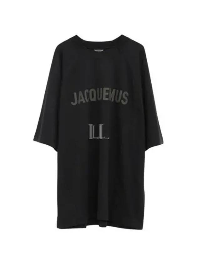 Le Typo Short Sleeve T-Shirt Black - JACQUEMUS - BALAAN 2