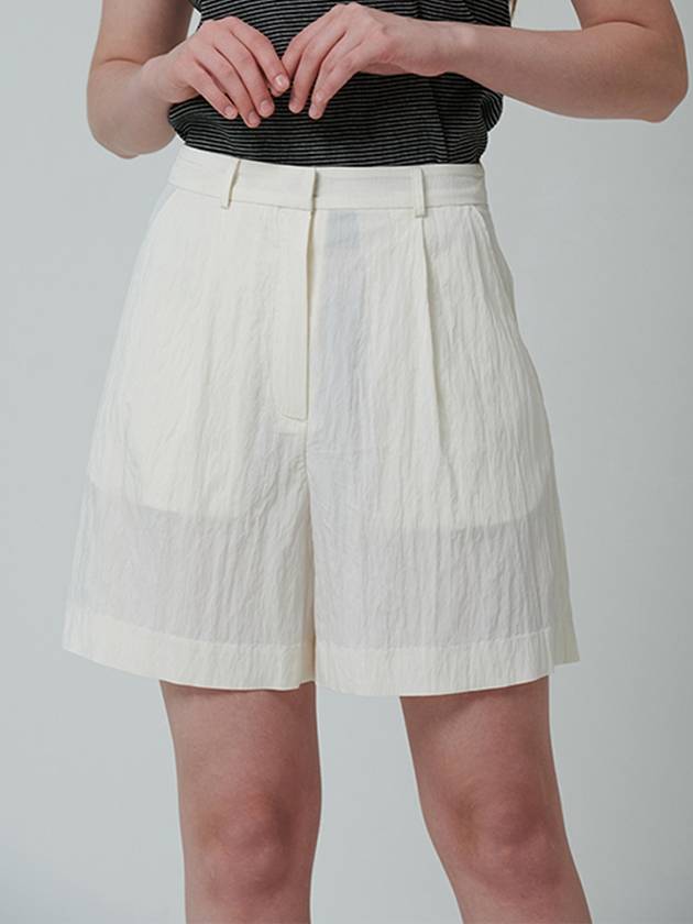 Natural volume shorts ivory - PINBLACK - BALAAN 1