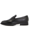 Men's Mocassino Polished Leather Loafers Black - TOD'S - BALAAN.