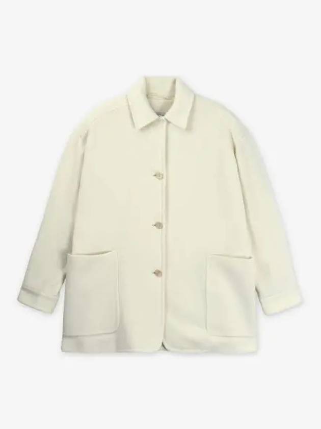 Eligio Single Coat White - MAX MARA - BALAAN 1