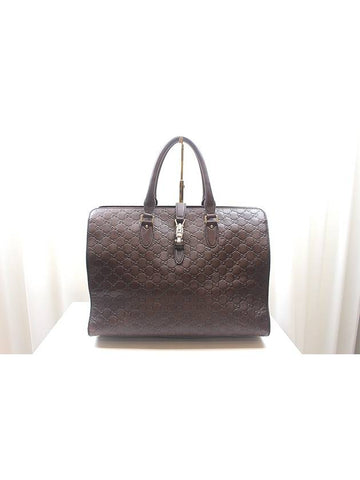 New Jackie Vintage Cima Signature Briefcase 152610 - GUCCI - BALAAN 1